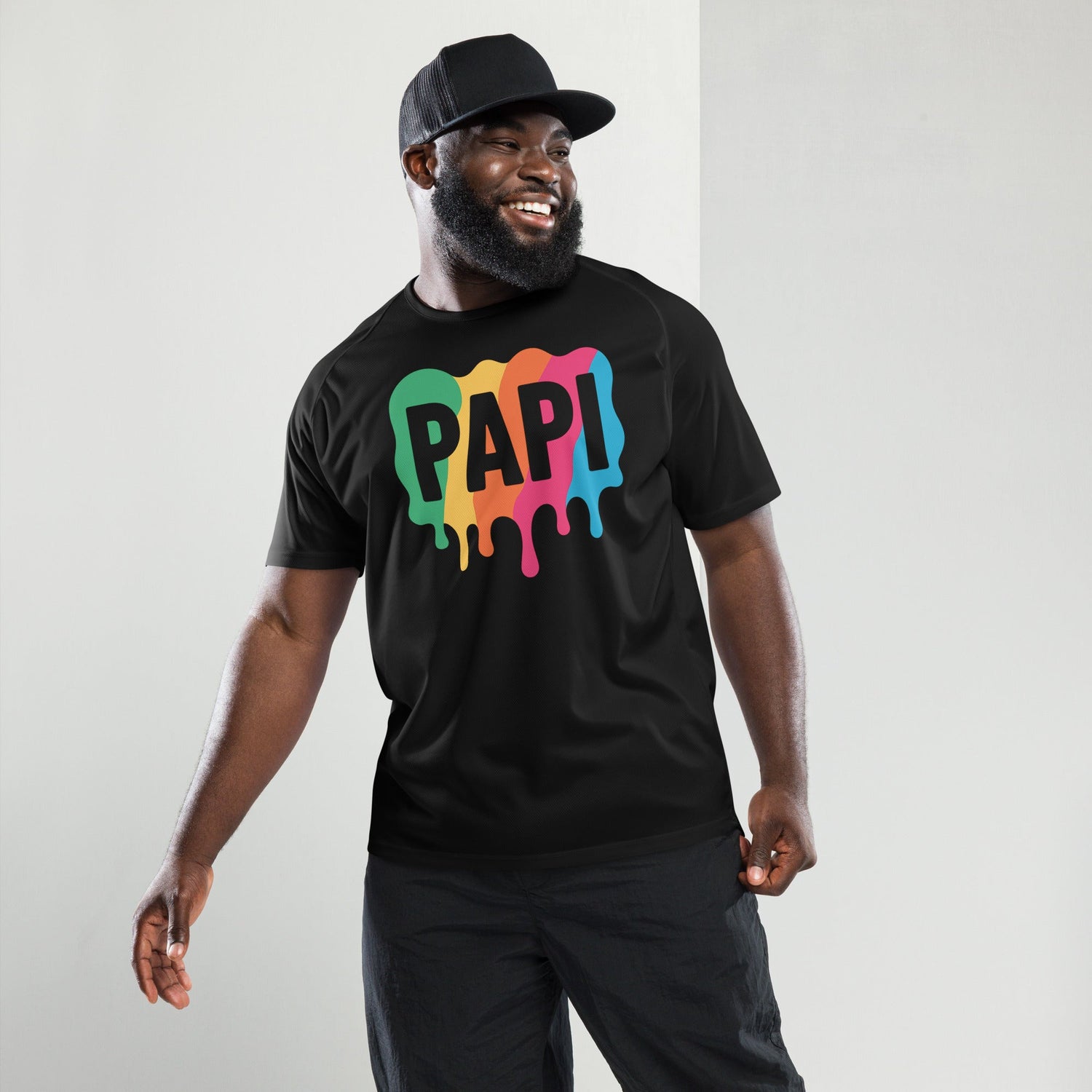 Camiseta Deportiva Papi Colors | Streetwear Deportivo en Algodón 100% Unisex